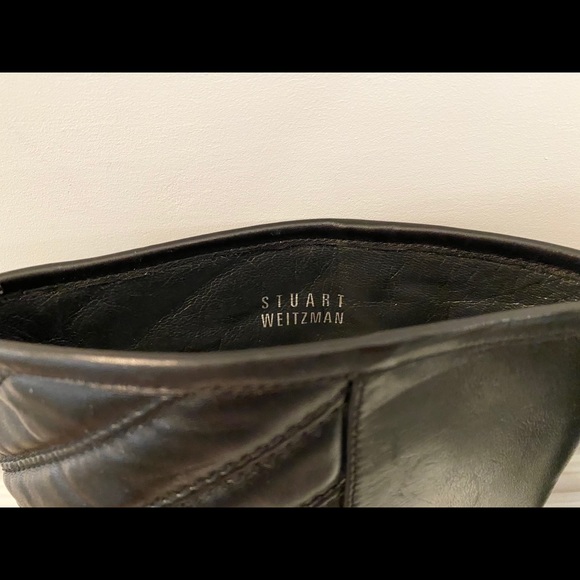 Stuart Weitzman Raceway Leather Quilted Tall Boots - Picture 8 of 16